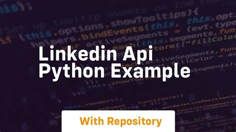 linkedin api python